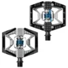 Pedales CRANKBROTHERS DOUBLE SHOT Negro Plata Azul
