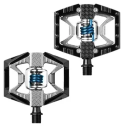 Pedales CRANKBROTHERS DOUBLE SHOT Negro Plata Azul