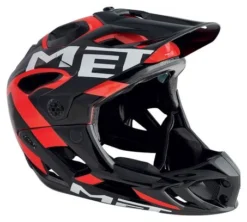 Casco Integral Met Parachute Noir / Rouge