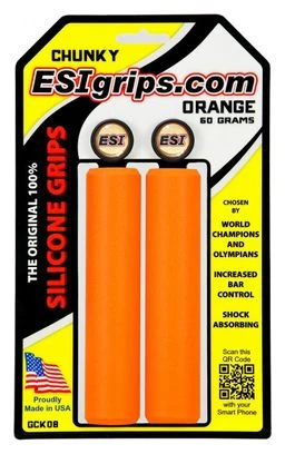 Puños ESI Grips Chunky - Orange None 1 Puños ESI Grips Chunky - Orange None