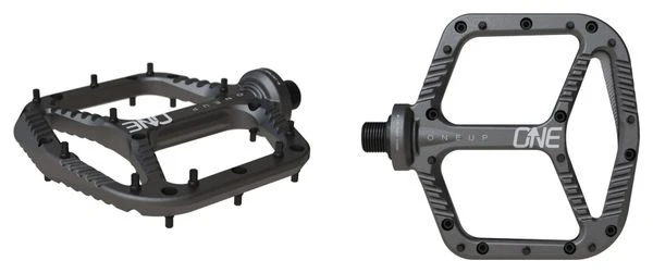 Pedales OneUp Gris Aluminio 1 Pedales OneUp Gris Aluminio