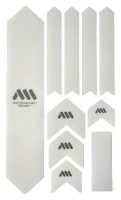 All-mountain-style Kit Proteción De Cuadro ALL MOUNTAIN STYLE Honey Comb XL 10 Pcs - Transparente
