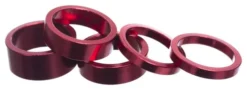 Parts 8.3 Kit Of Aluminium Spacers (x5) Red