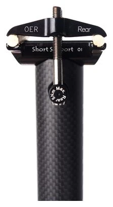 WOODMAN Tija De Sillín CARBO GT2 Ti Carbon 450mm 2 WOODMAN Tija De Sillín CARBO GT2 Ti Carbon 450mm - Imagen 2