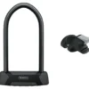 Abus 540 / 160HB230 U Lock + Abus EaZy KF Mount Black