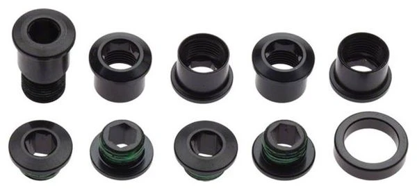 Juego De Pernos De Biela Para Manivelas Sram RED Hidden Bolt Black 1 Juego De Pernos De Biela Para Manivelas Sram RED Hidden Bolt Black