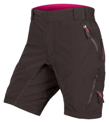 Pantalones Cortos Deportivos Endura Hummvee II Para Mujer Con Forro Negro 1 Pantalones Cortos Deportivos Endura Hummvee II Para Mujer Con Forro Negro