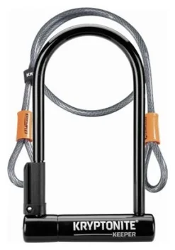 Kryptonite U-Keeper Lock 12 STD Con Cable Flexible