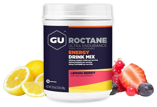 Boisson Energetique GU ROCTANE Citron Fruits Rouges 780g 1 Boisson Energetique GU ROCTANE Citron Fruits Rouges 780g