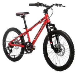 Moma Bikes Bicicleta Infantil Montaña SHIMANO GTT20' Alu 6V. Doble Freno Disco Susp. Delant.