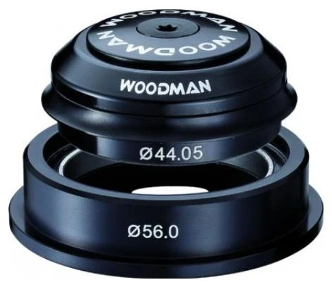 Juego De Dirección WOODMAN AXIS AA - SICR SPG Semi-Integrated Tapered Negro 1 Juego De Dirección WOODMAN AXIS AA - SICR SPG Semi-Integrated Tapered Negro