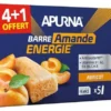 Apurna Albaricoque Almendra Barra De Garrapatas 5x25g