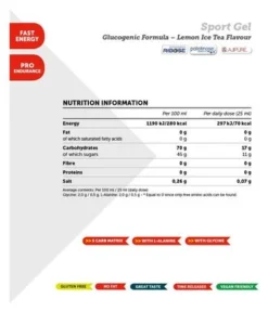 NamedSport Total Energy Strong Energy Gel 40ml Limón -Mundo Bicicletas 5caeec131cf41