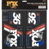 Fox Racing Shox Stickers Heritage 2019 Red/White/Blue