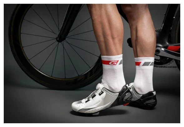 Calcetines GripGrab Classic Regular Cut - Blanc 2 Calcetines GripGrab Classic Regular Cut - Blanc - Imagen 2