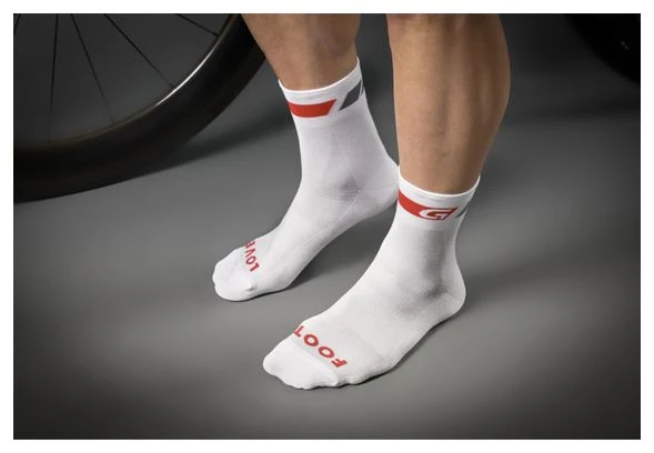 Calcetines GripGrab Classic Regular Cut - Blanc 3 Calcetines GripGrab Classic Regular Cut - Blanc - Imagen 3