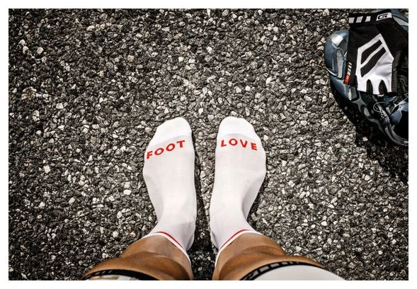 Calcetines GripGrab Classic Regular Cut - Blanc 4 Calcetines GripGrab Classic Regular Cut - Blanc - Imagen 4