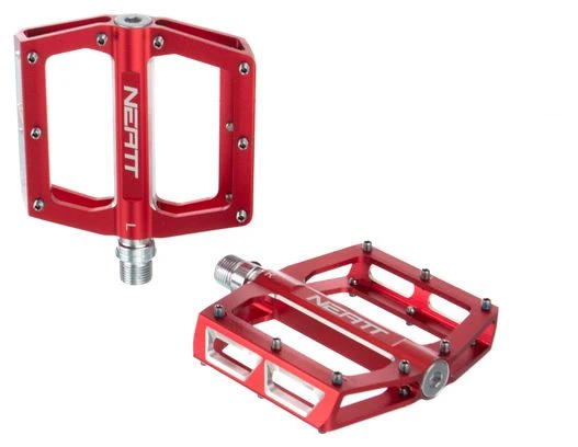 Par De Pedales Planos Neatt Attack V2 8 Pines Rojo 2 Par De Pedales Planos Neatt Attack V2 8 Pines Rojo - Imagen 2